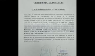 Hombre denuncia que le robaron su moto en un bar de la zona oeste de la Capital