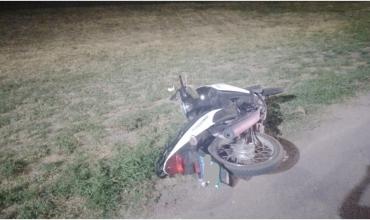 Accidente vial en Ruta Provincial N°5: Motociclista con lesiones graves