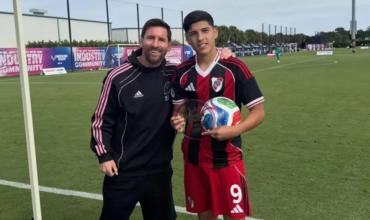 Bruno Cabral, el goleador de River en la Messi Cup: sus impresionantes números y el jugador al que idolatra