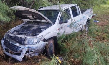 Gabriel Goitea sobre el vuelco de la camioneta de la UNLaR: "Las dos personas han pasado a sala común"