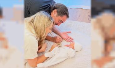 Isidro, el hijo de Rocío Marengo y Eduardo Fort, celebró su primer mes de vida