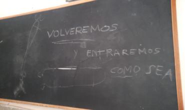 Milagro: vandalismo en escuela secundaria