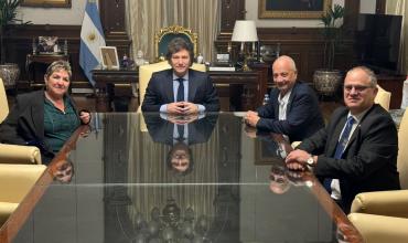 Javier Milei recibió en Casa Rosada a dos argentinos secuestrados por Hamas