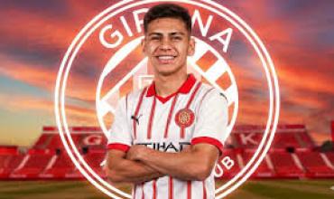 El Diablito Echeverri fue presentado en el Girona: la pregunta del DT que desorientó al exRiver