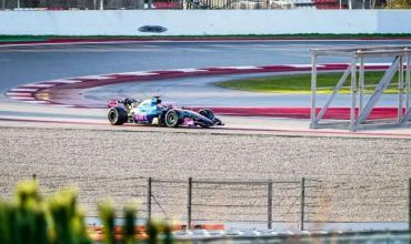 Colapinto marcó el segundo mejor tiempo en un entrenamiento en el circuito de Barcelona