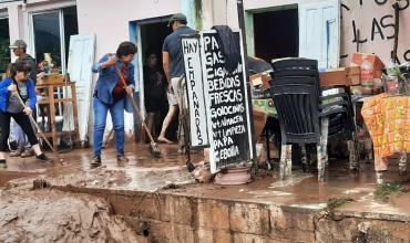 Antonio Sotomayor, Intendente de San Blas de los Sauces: "Gracias a la solidaridad, estamos trabajando para recuperar lo perdido por la creciente"