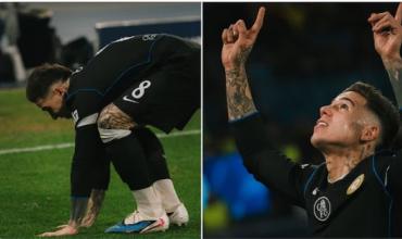 El homenaje que le hizo Enzo Fernández a Diego Maradona tras anotarle un gol a Napoli en Champions League