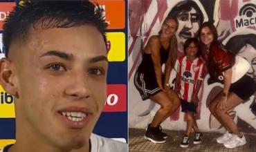 El hijo de Marcelo Gallardo hizo su primer gol como profesional y lo festejó con una dedicatoria muy especial