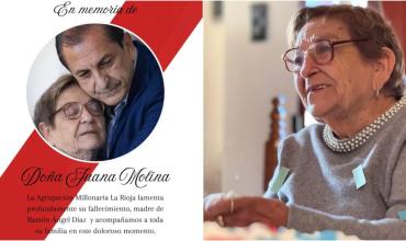 Murió la mamá de Ramón Díaz en La Rioja