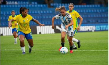 Histórico triunfo de la Selección Sub 20 femenina frente a Brasil en el Sudamericano