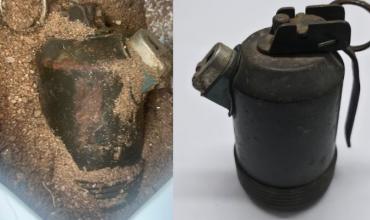 Encontraron una granada en Córdoba: es el cuarto explosivo hallado en la vía pública en un mes