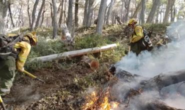 Declararon “contenido” el incendio en el Parque Nacional Los Alerces