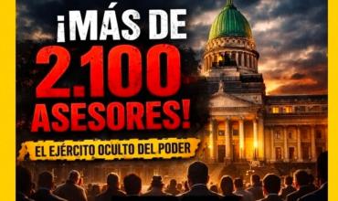 EL EJÉRCITO SILENCIOSO DEL CONGRESO: 2.100 ASESORES PARA 257 DIPUTADOS, ENTRE LA ROSCA, LOS PRIVILEGIOS Y LOS “ÑOQUIS” DEL PODER