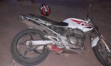 Motociclista chocó contra un caballo y fue hospitalizado en Chepes