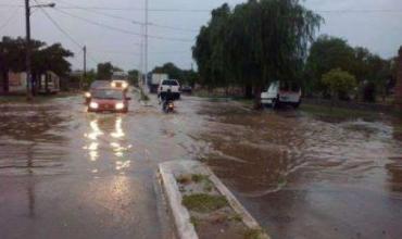 Importantes lluvias en departamentos del sur de la provincia