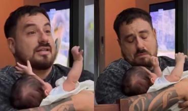 Fede Bal se emocionó hasta las lágrimas al conocer al bebé recién nacido de Sofía Pachano: “Me partió de amor”