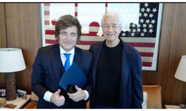 El detrás de escena del encuentro entre Javier Milei y Jamie Dimon, CEO de JP Morgan: reunión distendida y respaldo al plan de ajuste