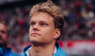 La reacción del piloto de reserva Paul Aron luego de que Franco Colapinto sumara sus primeros puntos en Alpine