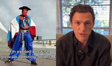 Tom Holland le mandó un saludo al Gaucho-Araña, el Spider-Man argentino
