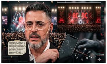 Inseguridad en el recital de AC/DC: el dramático robo que sufrió Rolando Barbano