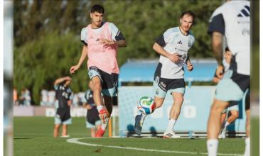 La Selección argentina tuvo su primer entrenamiento previo a la doble fecha de amistosos