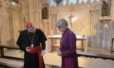 El Papa envió su salutación a la arzobispa anglicana de Canterbury