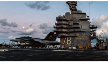 Tras sufrir un incendio durante su despliegue en Medio Oriente, el portaaviones USS Gerald Ford llegó a Croacia para trabajos de mantenimiento