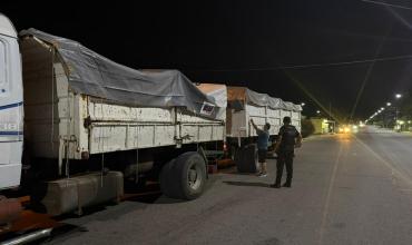 Demoran un camión por falta de medidas de seguridad en la carga
