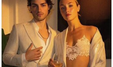 Luca Bertoldi, el hijo de Zulemita Menem, debutó como modelo: sofisticación, frescura y complicidad con Sofía Solá hija de Maru Botana 