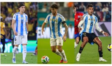 Balerdi, Senesi y Medina, los que se consolidan en Argentina ante la lesión de Cuti Romero