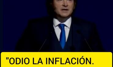 MILEI Y LA INFLACIÓN: “EL DATO NO ME GUSTÓ”