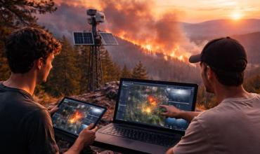 Tres jóvenes diseñaron una app que detecta focos de incendio en tiempo real y más rápido que la NASA