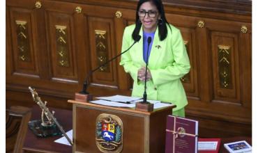 Delcy Rodríguez pidió al FMI acceso a US$ 5.000 millones de Venezuela
