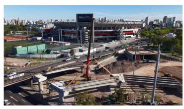 Núñez: tres heridos por el colapso de una excavación para una obra pluvial