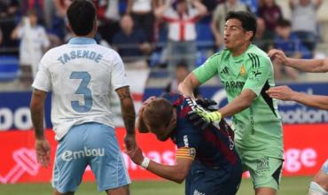 Se conoció la durísima sanción para el arquero Andrada que le pegó una trompada a un rival