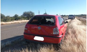 Impacto tras una frenada en Ruta 141: una camioneta chocó a un auto en el ingreso a Chepes
