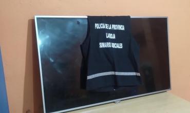 Recuperaron un televisor que sería de procedencia ilícita