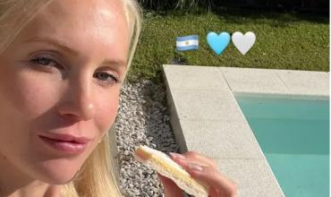 Así fue la llegada de Daniela Christiansson a Argentina y el gesto de bienvenida que se robó todas las miradas