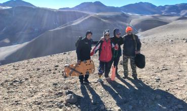 Chamical: una nadadora busca registrar un récord tras nadar en la cordillera a más de 5.500 metros