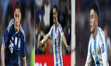 Molina, Lo Celso y Almada llegaron al país y le mandaron claro mensaje a Scaloni a días del Mundial