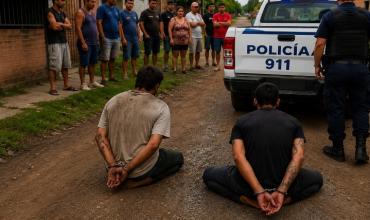Vecinos frustraron un robo y dos hombres fueron detenidos en flagrancia en el barrio Yacampis