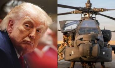Trump advirtió que Estados Unidos responderá tras el derribo de un helicóptero Apache en Ormuz