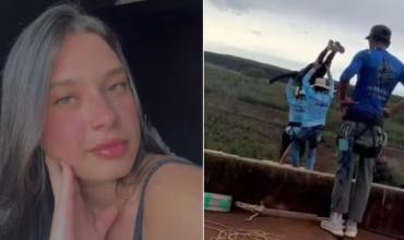 Denuncian que un empleado robó una cámara del cuerpo de la joven que murió tras ser lanzada al vacío en Brasil
