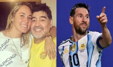 Rocío Oliva contó cómo reaccionaba Messi cada vez que veía a Maradona: “Quería estar un ratito más con él”
