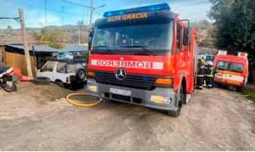 Tragedia en Alta Gracia: un joven murió en un voraz incendio dentro de su vivienda