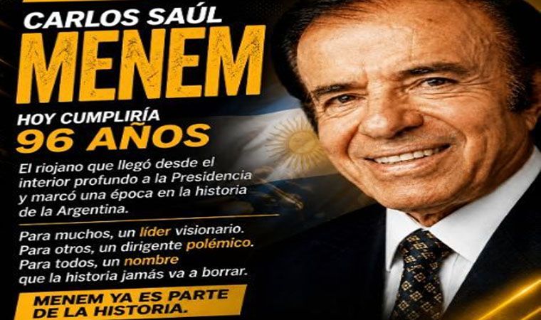 Hoy Carlos Saúl Menem habría cumplido 96 años: el hombre que marcó una época y que todavía divide a la Argentina