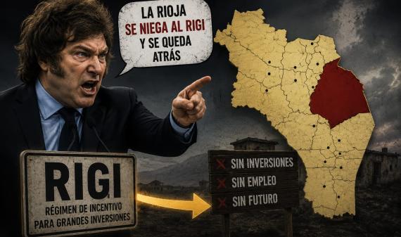 Milei volvió a cuestionar a La Rioja y vinculó su situación con el rechazo al RIGI