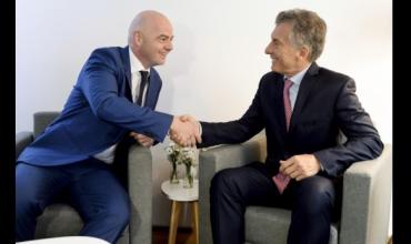 Mauricio Macri anunció que la Fundación FIFA donará un millón de dólares para a Venezuela