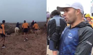 “Me pegaron con las boleadoras en la cabeza”: el relato de uno de los runners atacados por jinetes en una carrera en Río Negro