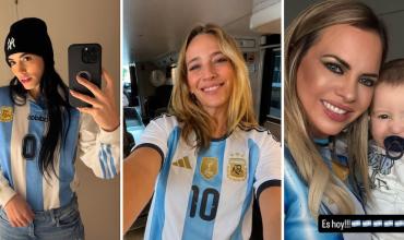 Camisetas, banderas y el sueño de la 4° estrella: así viven los famosos la previa de Argentina contra Inglaterra